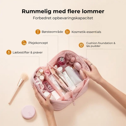 SminkPung™ – Blød makeup-taske med 5 rum