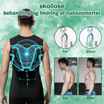 RankVest™  Kompressionsvestet til mænd – bedre holdning og slankere silhuet