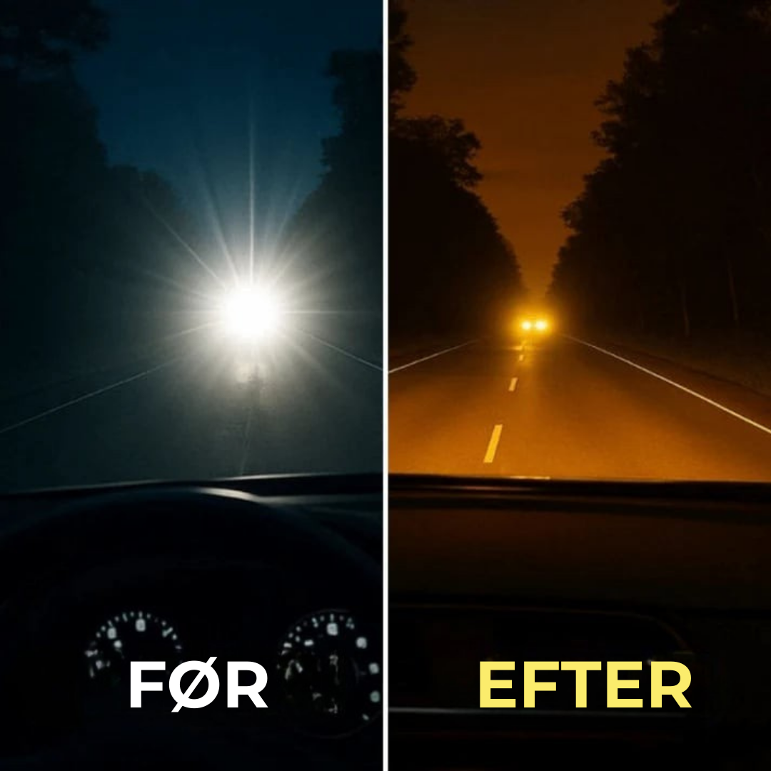 Kørebriller, antirefleksbelægning, polariserede