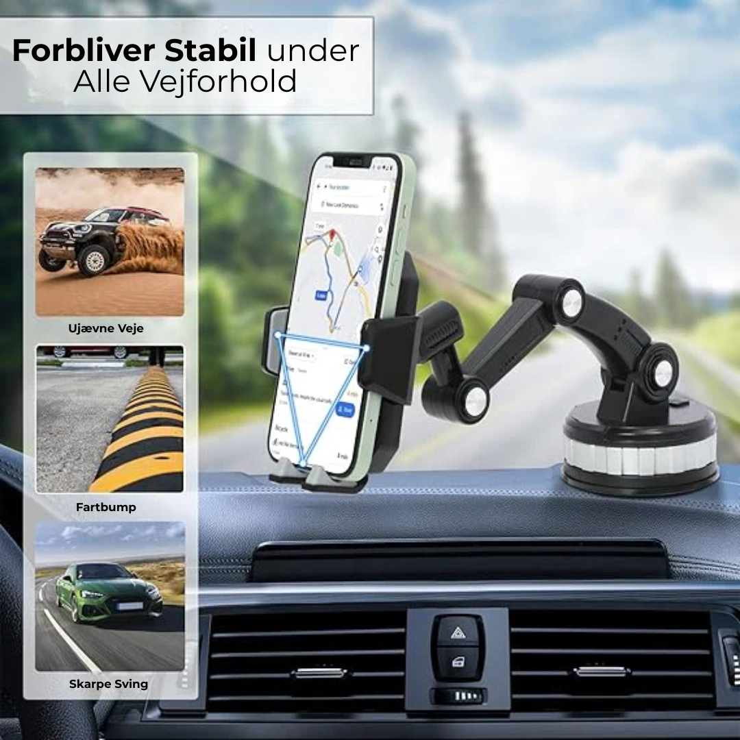 GripMount360™ l Universal Super Grip Justerbar Telefonholder