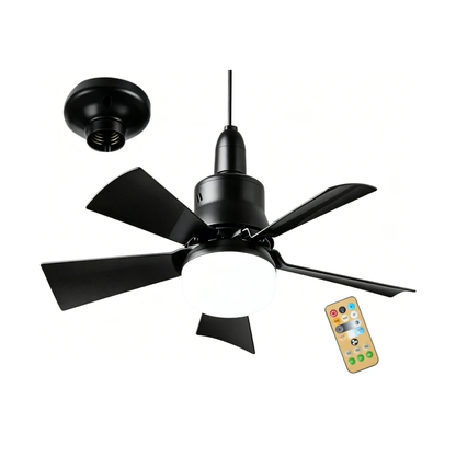SocketFan™ 2-i-1 loftventilator med LED-lys