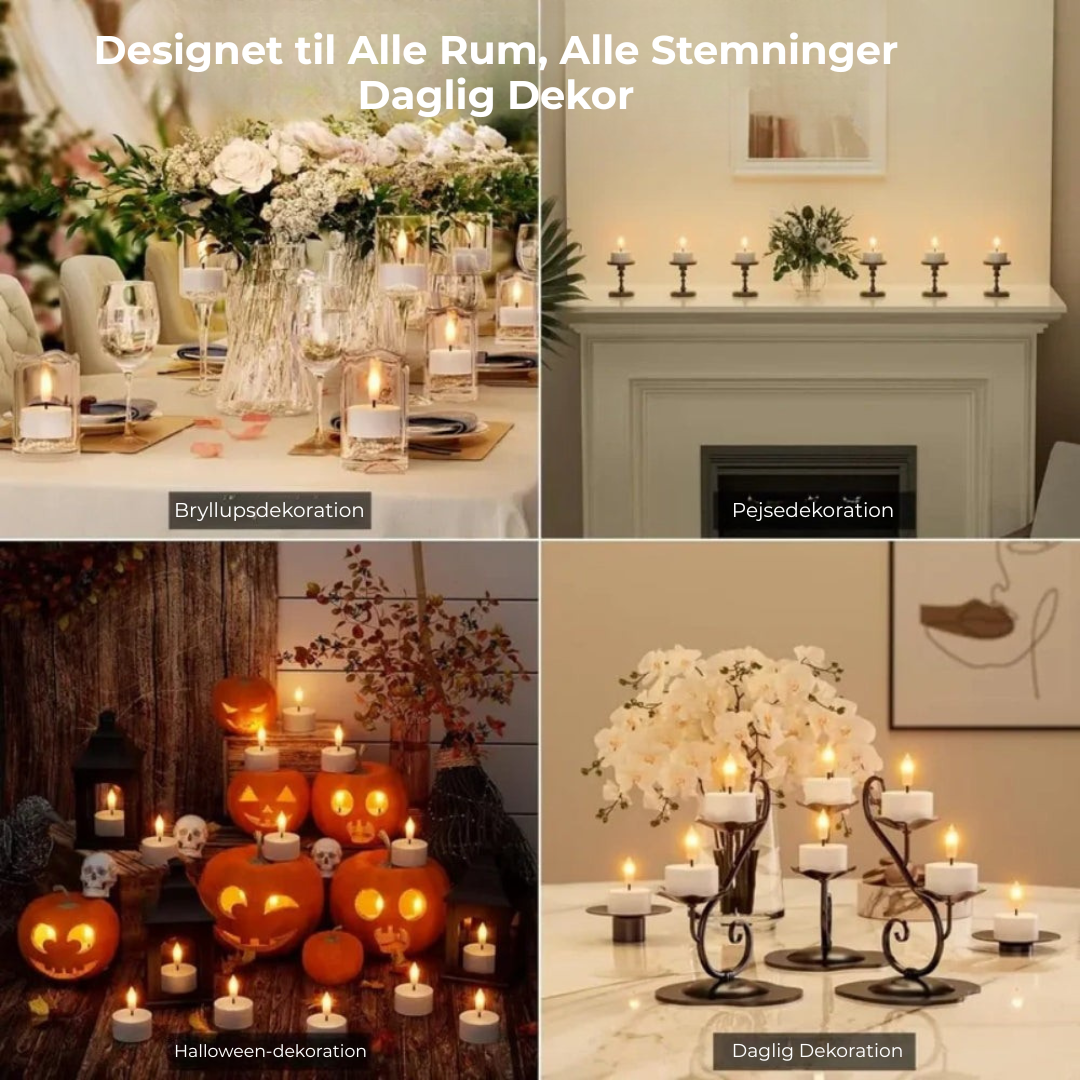 LED-lys med fjernbetjening | Lys Sikkert, Skab Hygge — LED-fyrfadslys til Øjeblikkelig Atmosfære