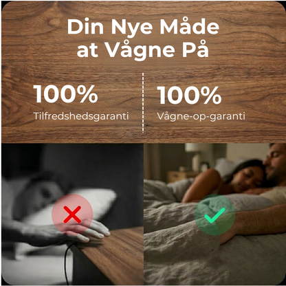 BuzzBand™  Stille vibrationer vækker dig, ikke din partner.
