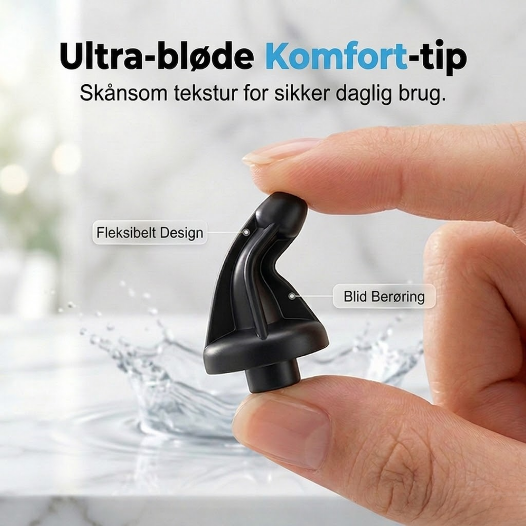 ØreFlow™ Elektrisk øreskyller – alternativet til vatpinde