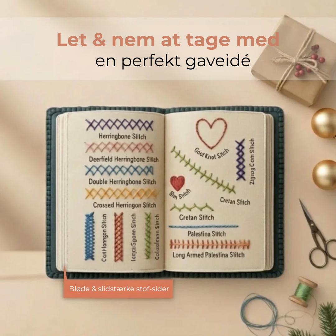 Broderibog™ | Fra begynder til smuk broderi-stil på kort tid
