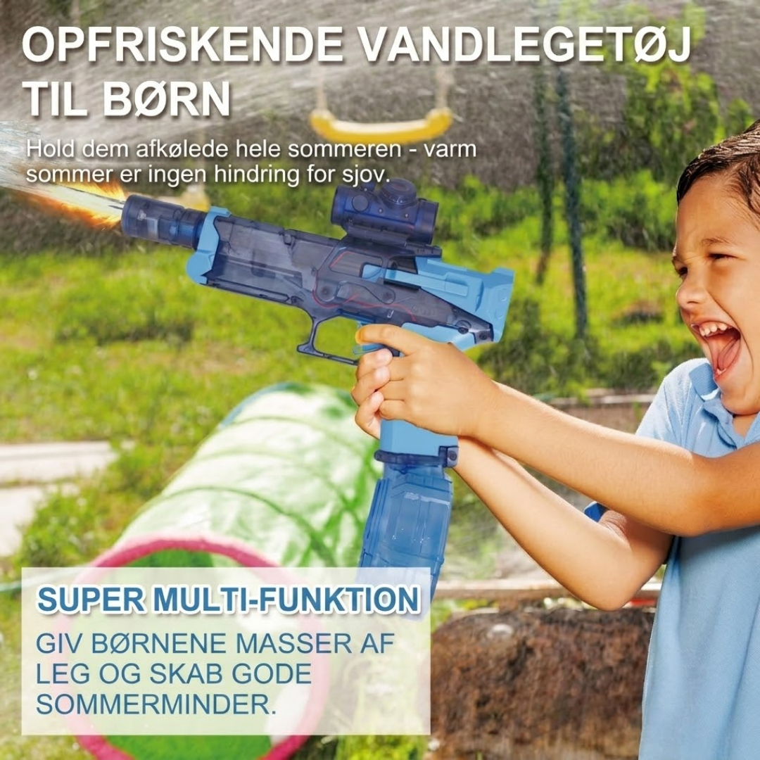 SplashGun - Skyder 10 meter, lyser i mørket, holder i timevis