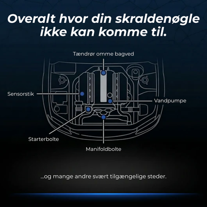VinkelNøgle™ Kom nemt til enhver bolt
