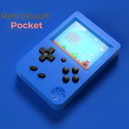 RetroVault Pocket | Genoplev Barndommens Spilglæde – Alt-i-Én Retro Konsol for Hele Familien!