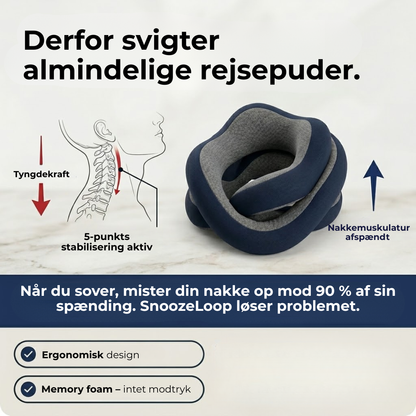 FlyPude™ | Sov på flyet som derhjemme - kompakt og ergonomisk