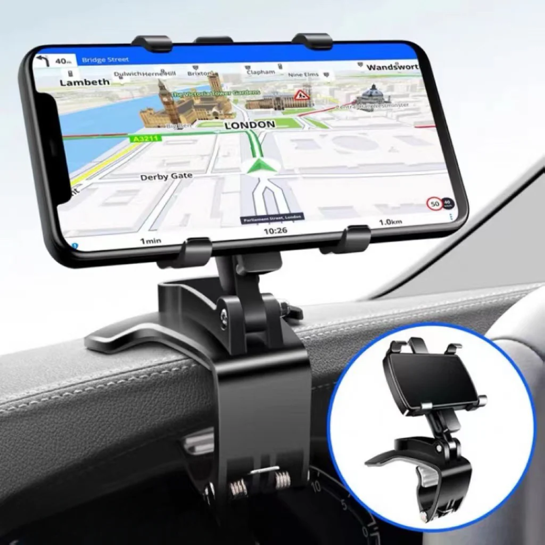 PhoneHold™ | 360° Justerbar  - Dashboard Mobilholder