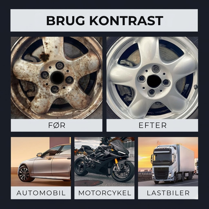 RustVæk™ Rustfjerner spray til bil og metaloverflader
