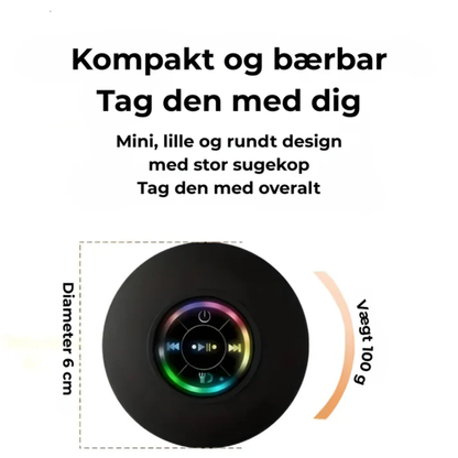 Vandtæt Bluetooth Brusehøjttaler