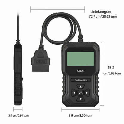 BilDiagnose™ | OBD2 bilscanner til hurtig fejlfinding og klare diagnoser