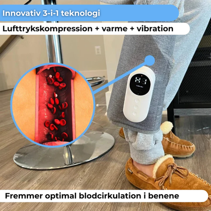 BenFlow™ Trådløst massageapparat til tunge og smertende ben – bedre cirkulation på 15 min
