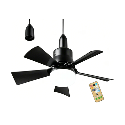 SocketFan™ 2-i-1 loftventilator med LED-lys