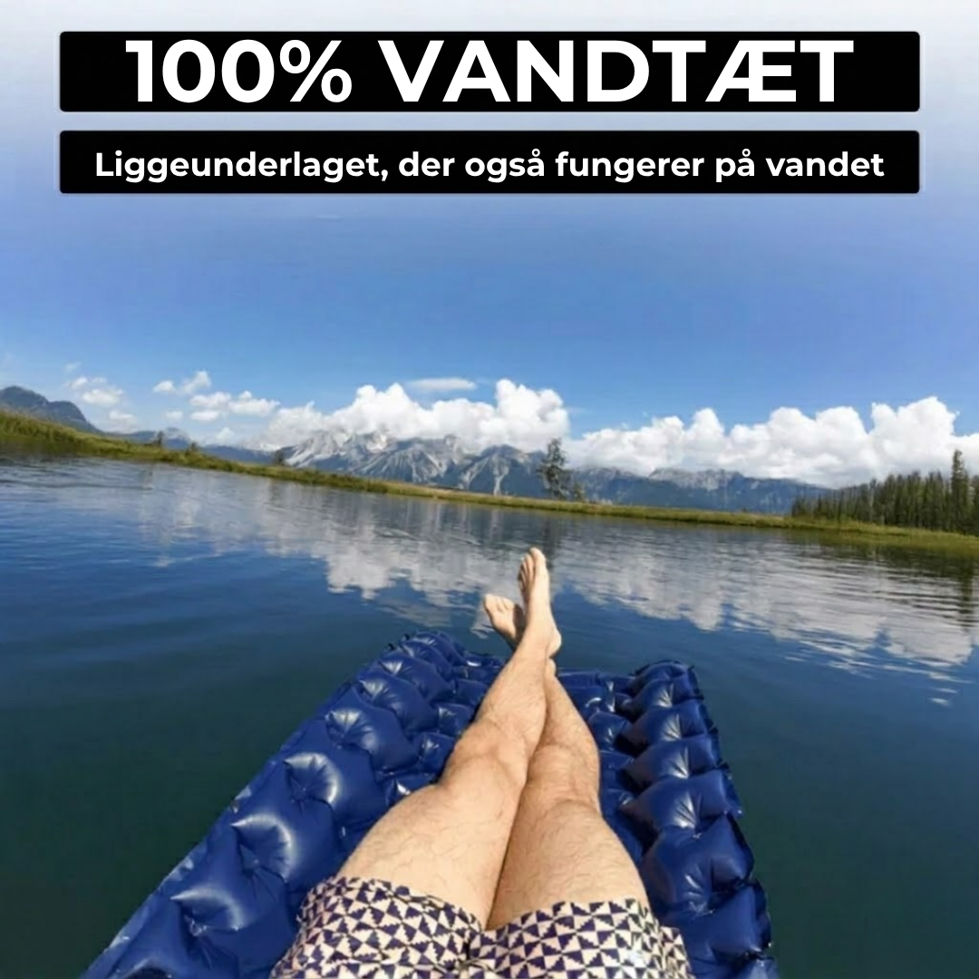 ShelterPad™ Komfortabel søvn, indbygget pumpe, let og kompakt