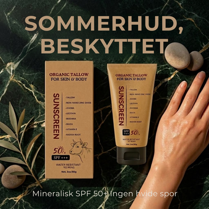 Naturlig Solcreme SPF 50+  Beskytter huden og er god for naturen