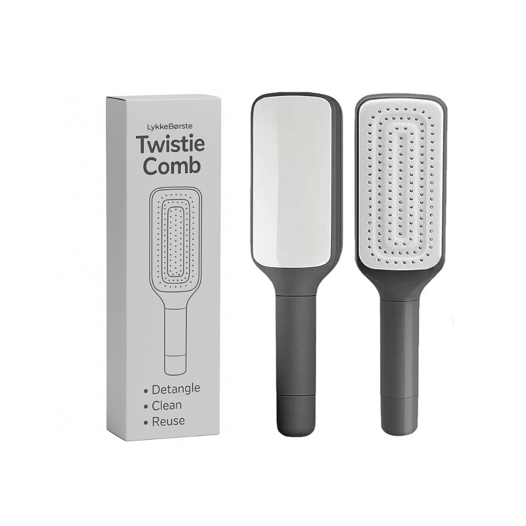 LykkeBørste| Den Smarte Kam Der Rengør Sig Selv