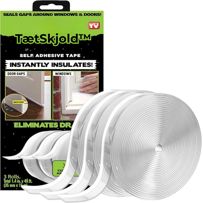 TætSkjold™  Selvklæbende tætningsstrimmel mod træk, kulde, fugt og insekter