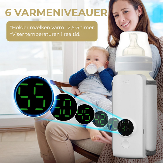 VarmFlaske™ | Den hurtige og sikre måde at varme mælk på – uanset hvor du er.