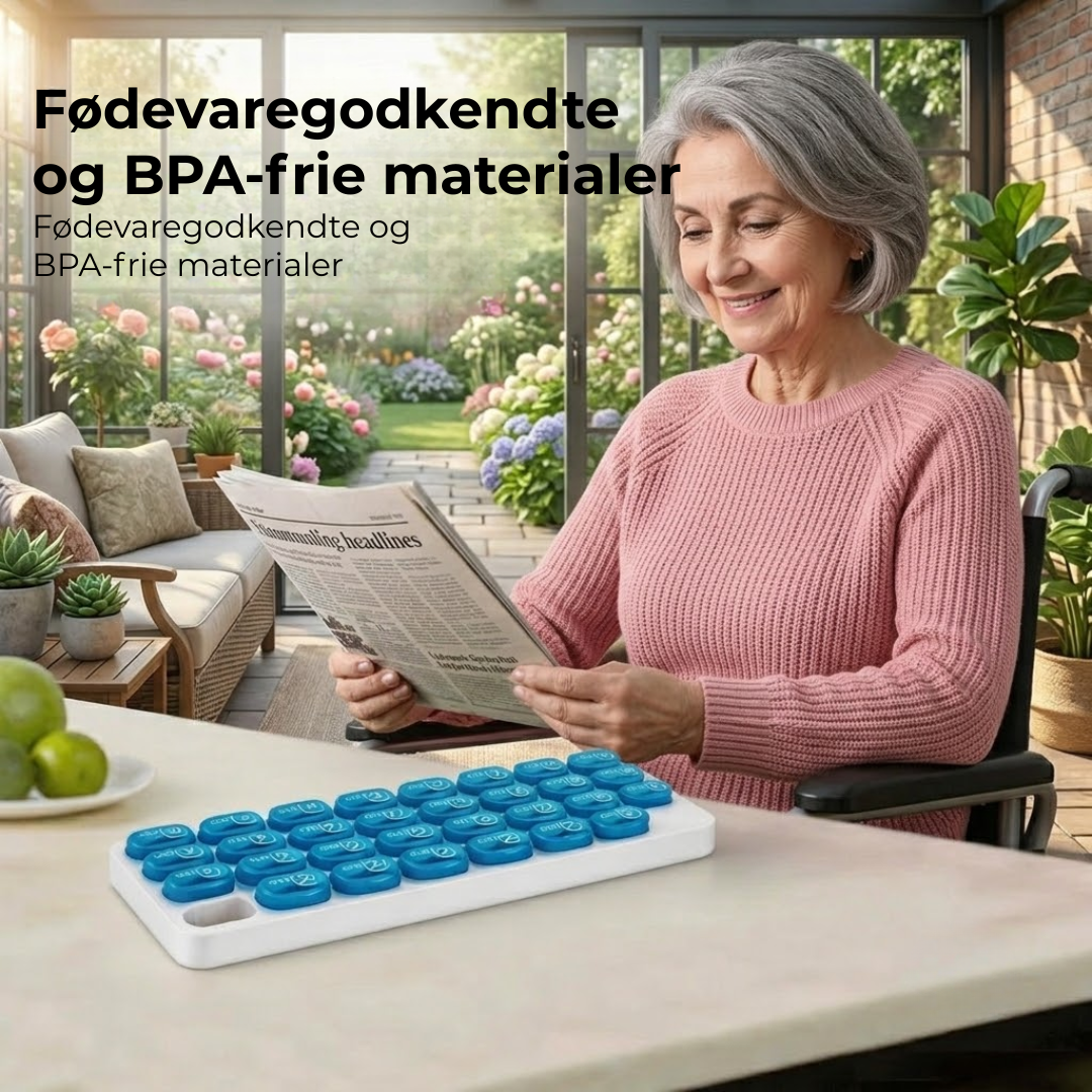 PilleBox™ | Overblik over din medicin - hele måneden, overalt og altid