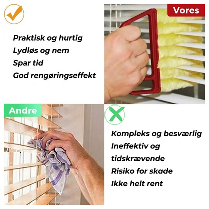 PersienneRens™ Rens 7 lameller på én gang.