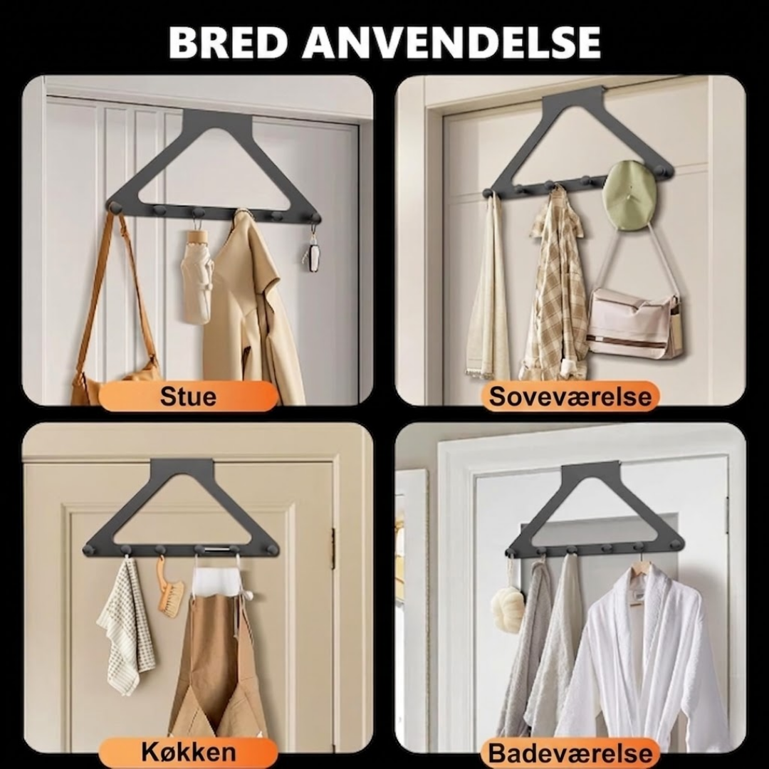 DørKrog™ - Forvandl dørens bagside til praktisk opbevaring