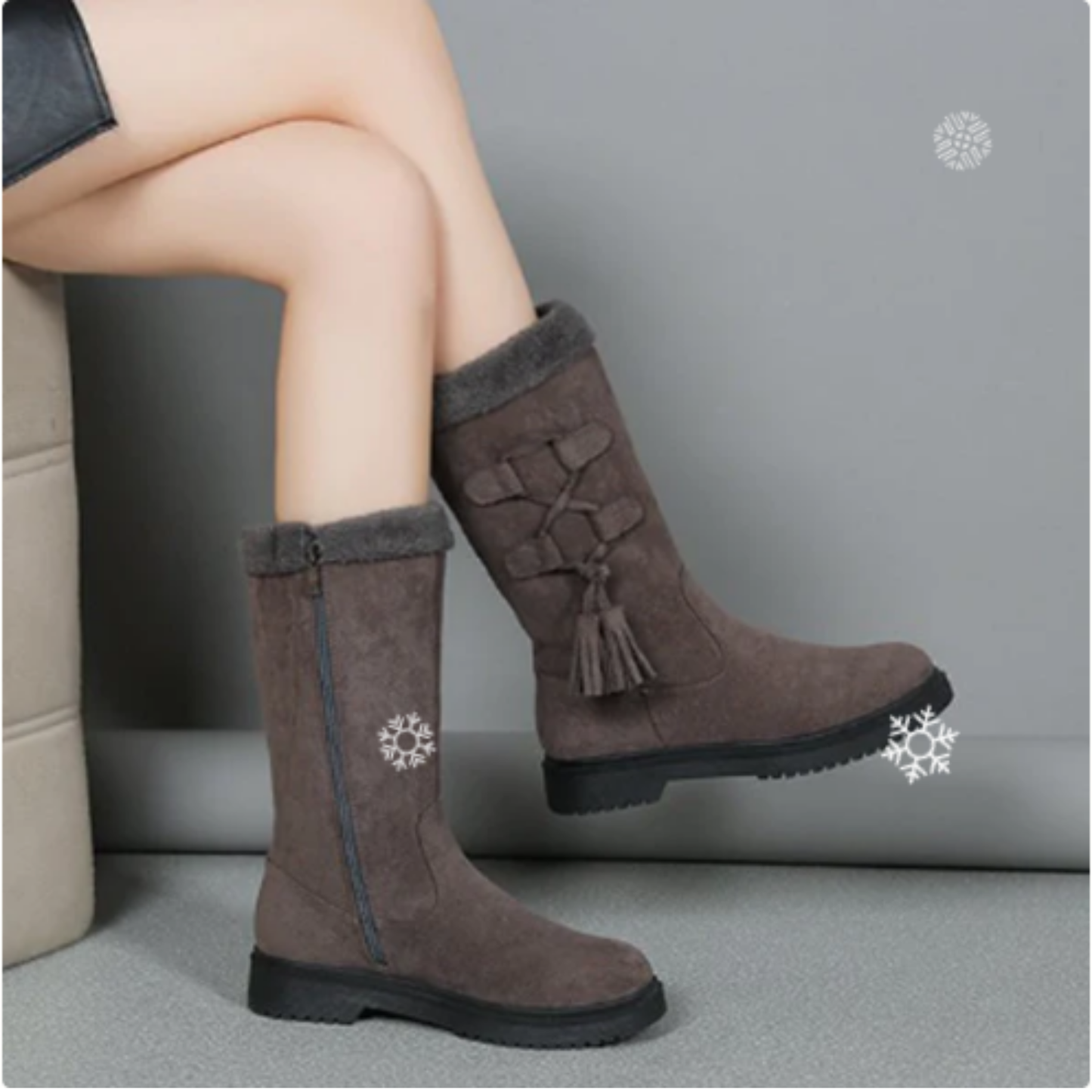 VinterHygge Støvler | Varme, Stilfulde & Skridsikre til Enhver Oplevelse ❄️”