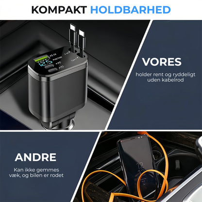 SmartcarAdapter l Fast charger for the car with starry sky mood lighting