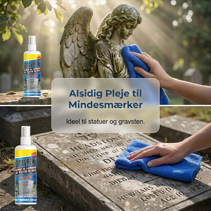 GravRen™ Rengørings- og restaureringsspray til gravsten