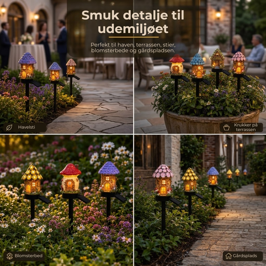 EventyrLys™ | Solcellelys der forvandler din have til et eventyr