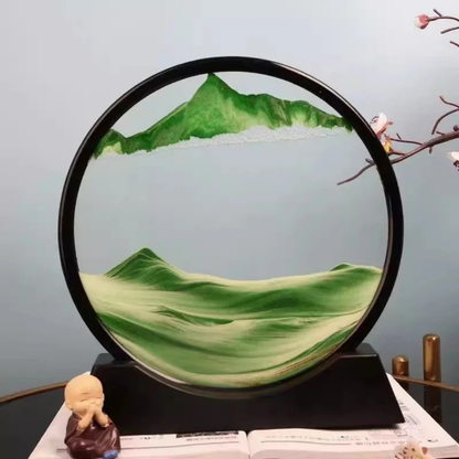 SandFlow™  Bevægelig Sandkunst i Glas