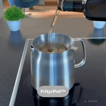 FrityrPot™ Frituregryde med oliefilter – spar olie og undgå spild