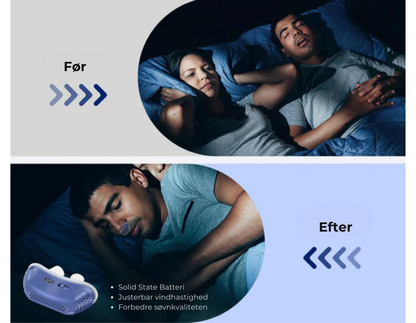Søvnhjælp mod snorken – let, kompakt og rejseklar