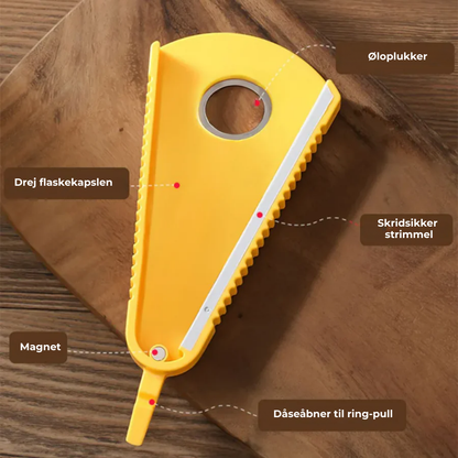 Universalåbner | Åbn ethvert glas på få sekunder – uden kræfter!