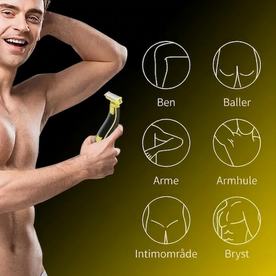 KropsTrim™ Vandtæt ansigt- og kropsbarber