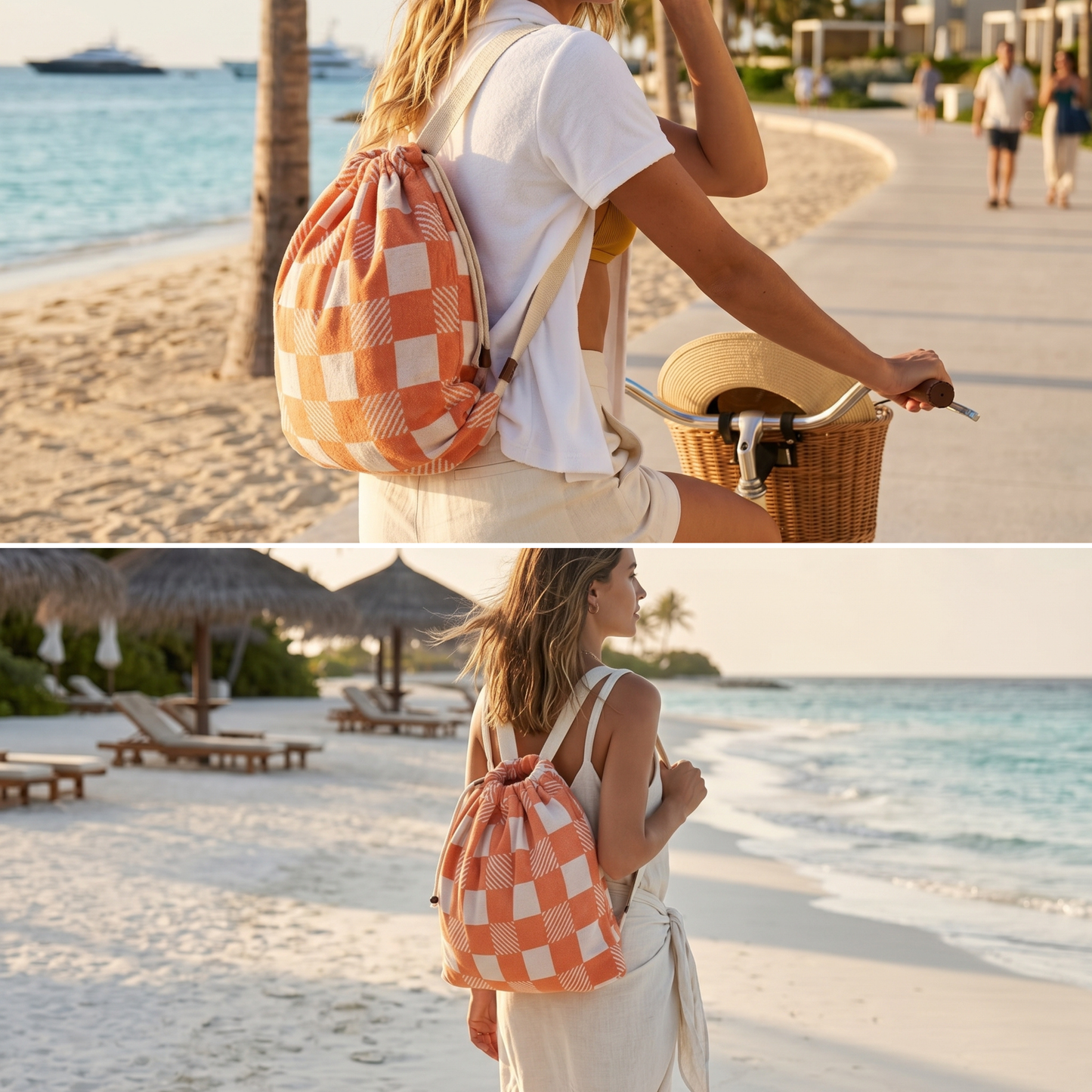 StrandPak™ 2-i-1 strandtaske og håndklæde i ét