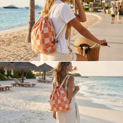 StrandPak™ 2-i-1 strandtaske og håndklæde i ét