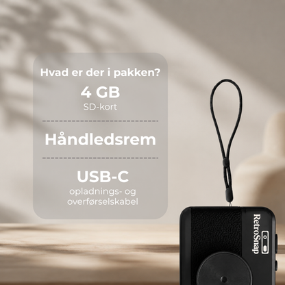 RetroSnap™ Det digitale engangskamera - som dengang, bare bedre
