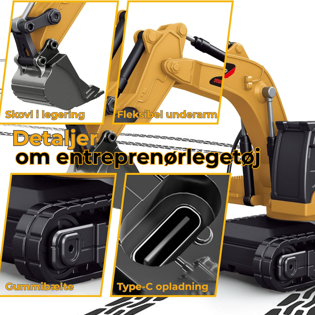 GaffelMini™ | Den lille gravemaskine med de store eventyr