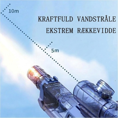 SplashGun - Skyder 10 meter, lyser i mørket, holder i timevis