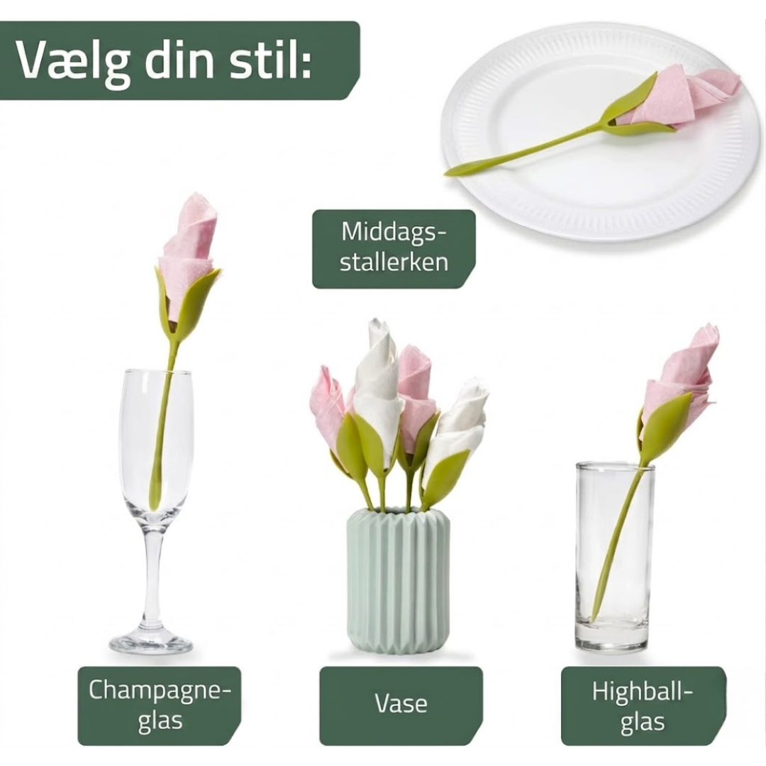BordBlomst™ Dekorativ servietHolder