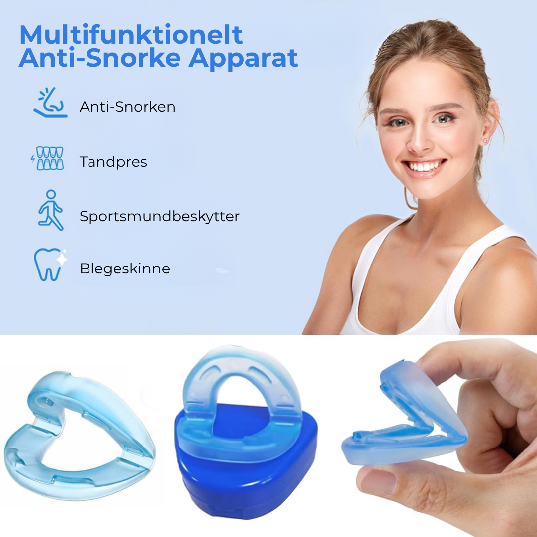 SnorkStopper™ | Slip af med snorken og søvnløse nætter – få rolig og dyb søvn på kun én nat!