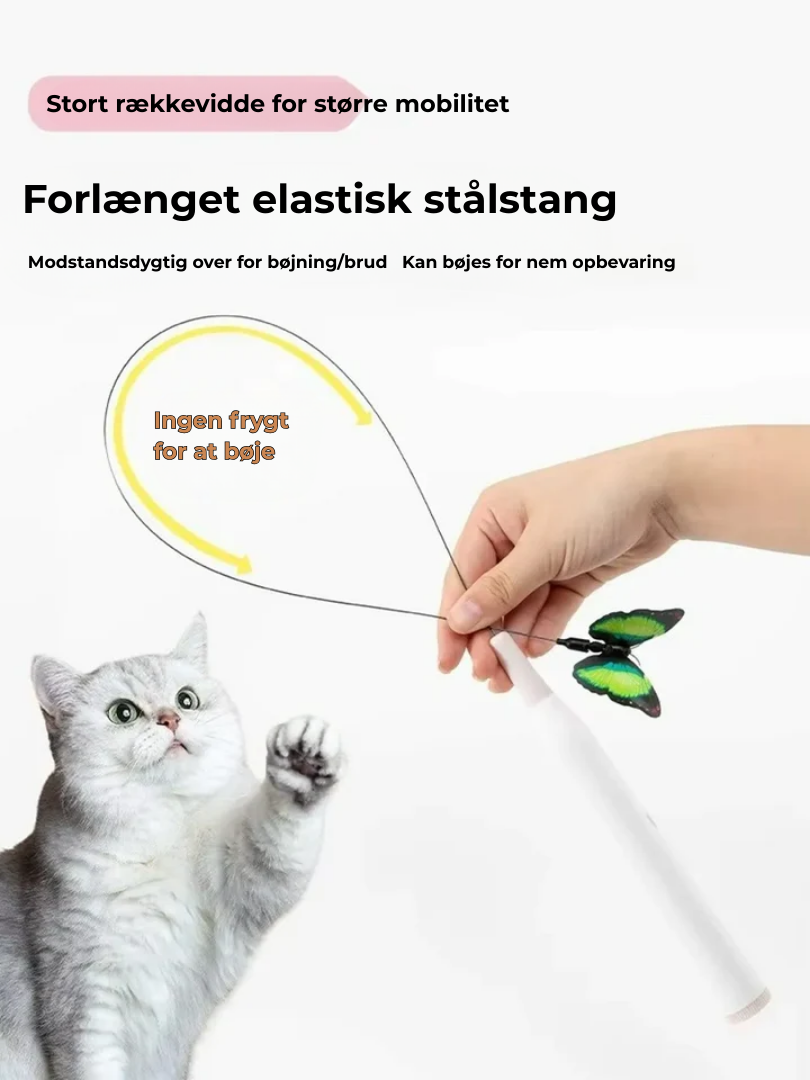 JagtSommerfugl™ | Sommerfuglelegetøjet der får enhver kat til at vågne op!
