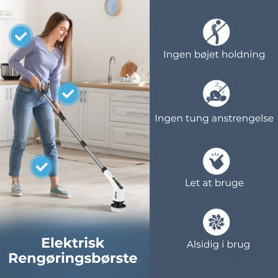 MultiBørste™ | Din Smarte, Ledningsfri Rengøringshjælper