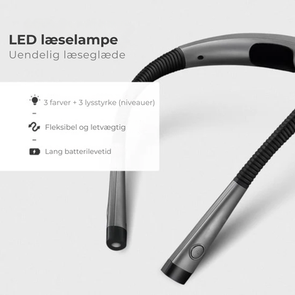Hals-læselampe™ | Gør læsning og arbejde komfortabelt og hands-free