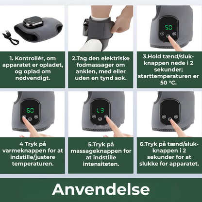 EMS ComfortFod™  Varme Fodmassage med Puls