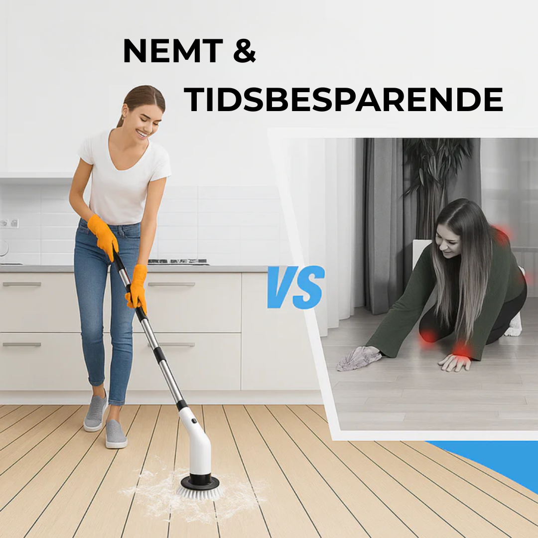 MultiBørste™ | Din Smarte, Ledningsfri Rengøringshjælper