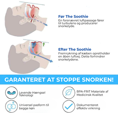 SnorkStopper™ | Slip af med snorken og søvnløse nætter – få rolig og dyb søvn på kun én nat!
