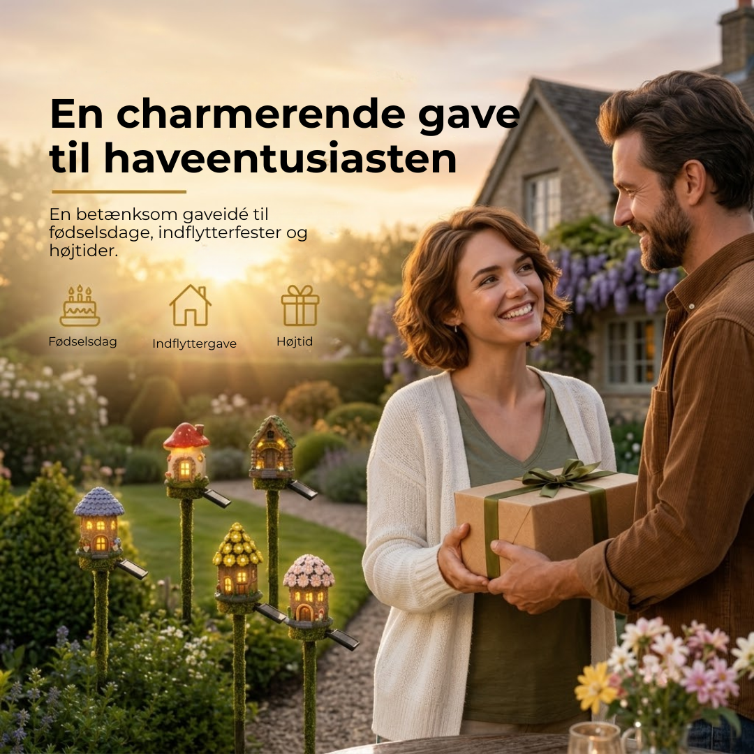 EventyrLys™ | Solcellelys der forvandler din have til et eventyr